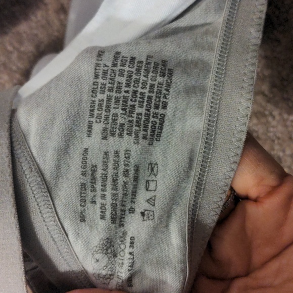 FRUIT OF THE LOOM 2 pack Grey and White Lightly Lined Full Coverage Bras NWT - Picture 8 of 8